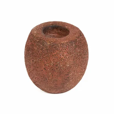 Candlesticks and candle holders - The Cavestone Candle Holder - Terracotta - BAZAR BIZAR LIVING