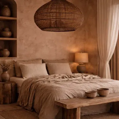 Blinds - The Desert Gourd Pendant - Dark Walnut - L - BAZAR BIZAR LIVING
