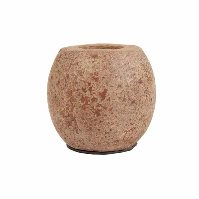 Candlesticks and candle holders - The Cavestone Candle Holder - Brown - BAZAR BIZAR LIVING