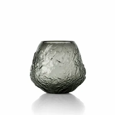 Vases - Le Vase Earth Crater - Noir - L - BAZAR BIZAR LIVING