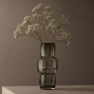 Vases - Le Vase Cubes – Gris Foncé – M - BAZAR BIZAR LIVING