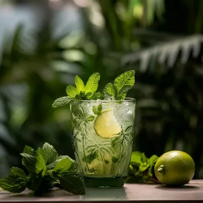 Verres - Le Verre à Eau Palm Breeze - Vert - BAZAR BIZAR LIVING