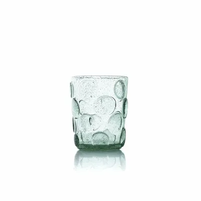 Verres - Le Verre D’Eau Frosted Dot - Aqua - BAZAR BIZAR LIVING