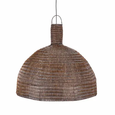 Abat-jours - La Dome Suspension - Noyer Foncé - XL - BAZAR BIZAR LIVING