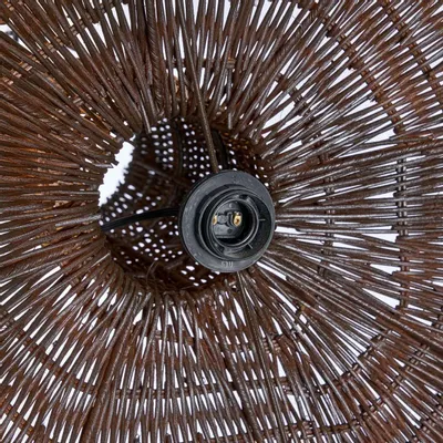 Abat-jours - La Dome Suspension - Noyer Foncé - XL - BAZAR BIZAR LIVING