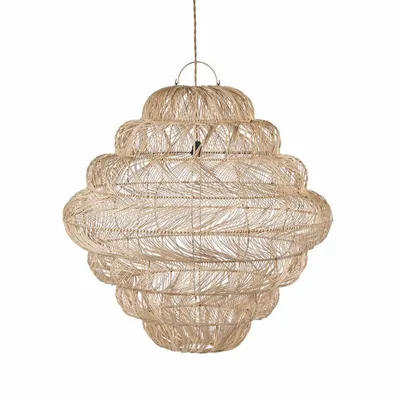 Abat-jours - La Suspension Aurora Puff - Naturel - XL - BAZAR BIZAR LIVING