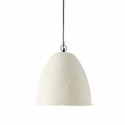 Ceiling lights - The Savana Pendant - White - L - BAZAR BIZAR LIVING