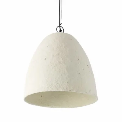 Ceiling lights - The Savana Pendant - White - L - BAZAR BIZAR LIVING