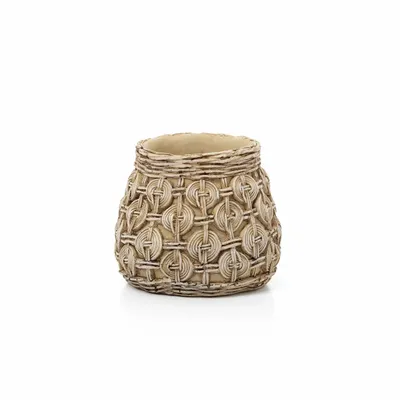 Pots de fleurs - Le Cache-Pot En Béton Knot - M - BAZAR BIZAR LIVING