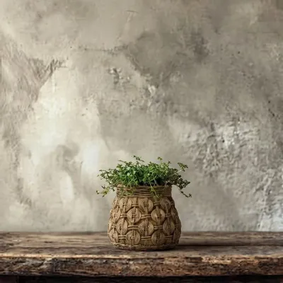 Pots de fleurs - Le Cache-Pot En Béton Knot - M - BAZAR BIZAR LIVING