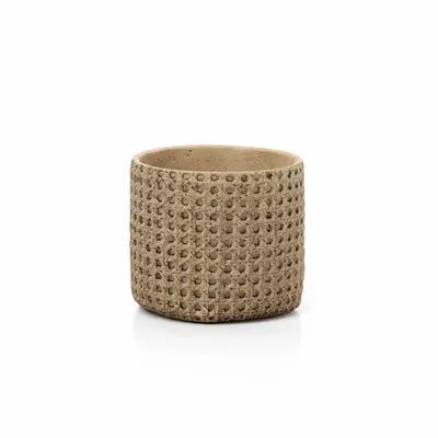 Flower pots - The RattanRock Planter - Natural - M - BAZAR BIZAR LIVING