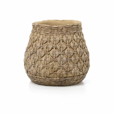 Flower pots - The Knot Concrete Planter - XL - BAZAR BIZAR LIVING