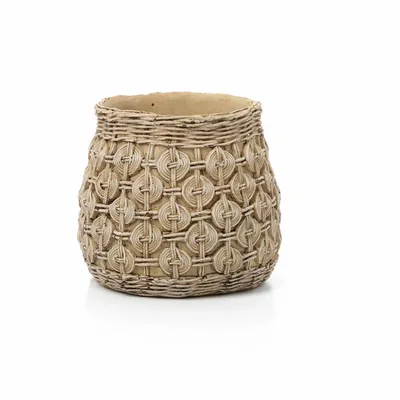 Flower pots - The Knot Concrete Planter - L - BAZAR BIZAR LIVING