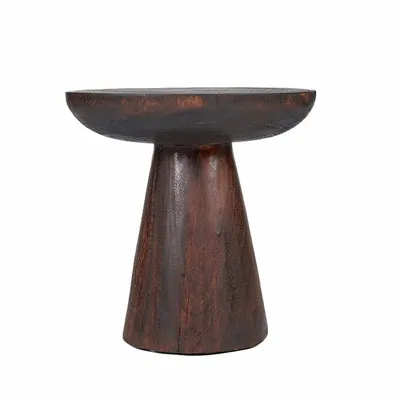 Other tables - The Cone Alone Side Table - Dark Walnut - BAZAR BIZAR LIVING