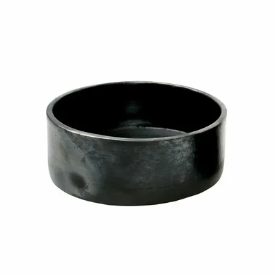 Platter and bowls - The Burned Cylinder Dish - Black - L - BAZAR BIZAR LIVING
