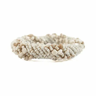 Couverts & ustensiles de cuisine - Le Rond De Serviette Beaded - Blanc - BAZAR BIZAR LIVING