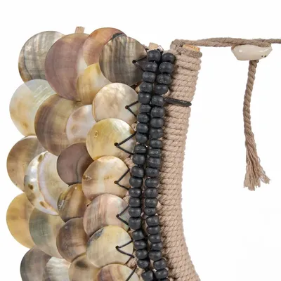 Sculptures, statuettes et miniatures - Le Clam Couture Sur Support - Naturel - BAZAR BIZAR LIVING