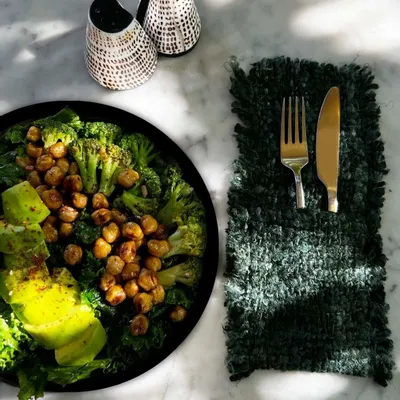 Table linen - The Oh My Gee Cutlery Holder - Forest Green - BAZAR BIZAR LIVING