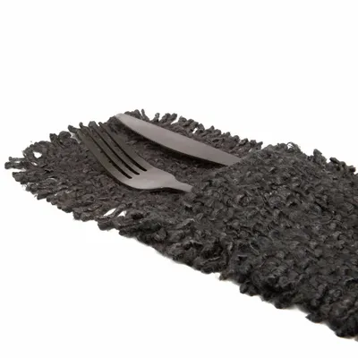 Table linen - The Oh My Gee Cutlery Holder - Black Navy - BAZAR BIZAR LIVING