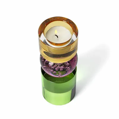 Bougeoirs et photophores  - Le Bougeoir Solar Jewel - Haut - BAZAR BIZAR LIVING