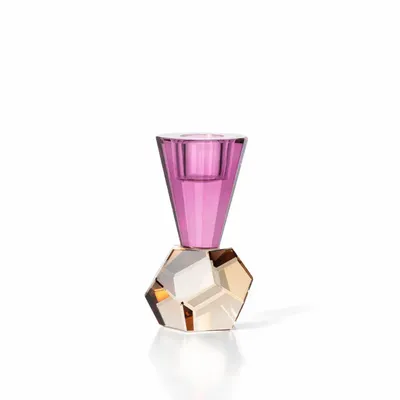 Bougeoirs et photophores  - Le Bougeoir Amethyst Flame - BAZAR BIZAR LIVING