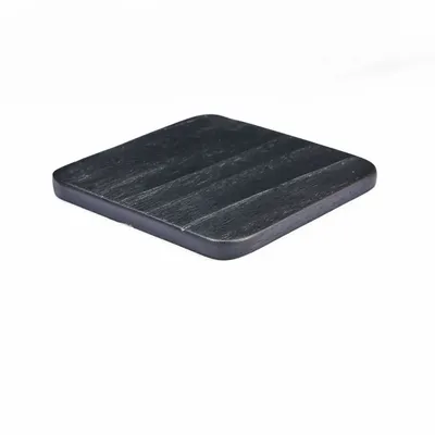 Placemats - The Material Coaster - Medium Rustic Black - BAZAR BIZAR LIVING