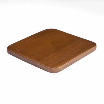 Placemats - The Material Coaster - Smooth Dark Brown - BAZAR BIZAR LIVING