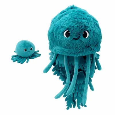 Peluches - Peluche méduse maman-bébé Les Ptipotos - LES DEGLINGOS