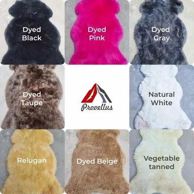 Decorative objects - Premium Medium Wool Sheepskins — Wholesale B2B Supply - PROVELLUS SHEEPSKIN PRODUCER