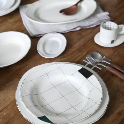 Plats et saladiers - Bol à pâtes Grid - KMOMENT