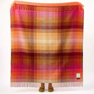 Plaids - Miners Spectrum Double Sided Lambswool Throw - AVOCA