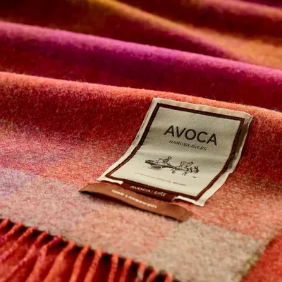 Plaids - Miners Spectrum Double Sided Lambswool Throw - AVOCA