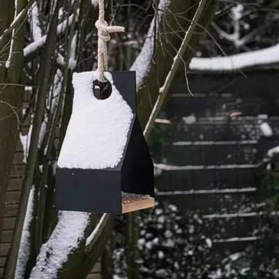 Garden accessories - FLY. Birdhouse, lantern, hanging basket for flowers or just decoration - FINBEAUX