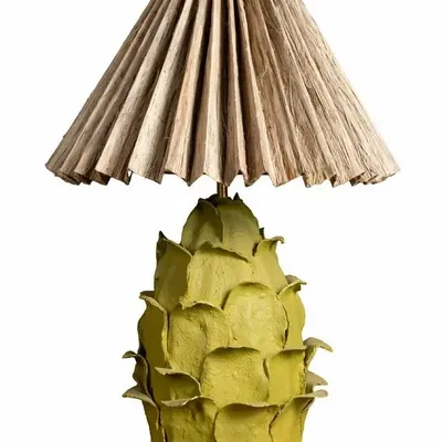 Lampes à poser - Lampe anis et A/J plissé Artyso - CHEHOMA