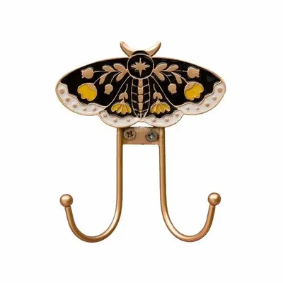 Artistic hardware - Black butterfly double hook - CHEHOMA
