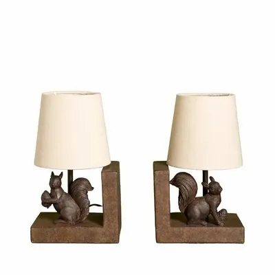 Lampes à poser - Serre-livres lampes écureuils - CHEHOMA
