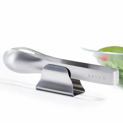 Ustensiles de cuisine - Support pour pinces Tomeru en acier inoxydable - EAtoCO / YOSHIKAWA - ABINGPLUS