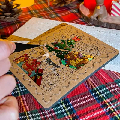 Christmas garlands and baubles - Vintage Christmas Glitting (1 Design Set) - GLITTING