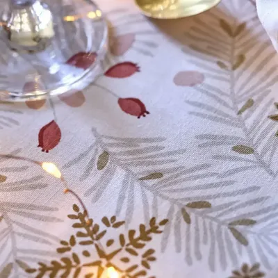 Linge de table textile - Bonne Étoile printed tablecloth - SYLVIE THIRIEZ