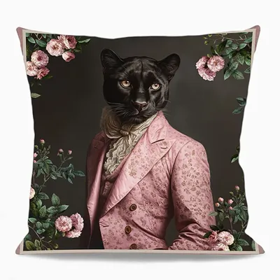 Fabric cushions - BLACK PANTHER - LA LIGNE 29