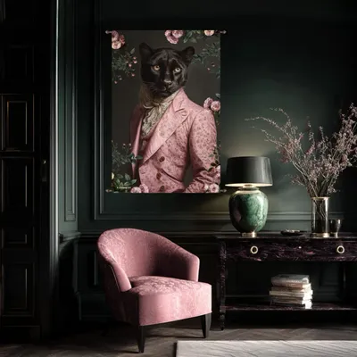 Fabric cushions - BLACK PANTHER - LA LIGNE 29