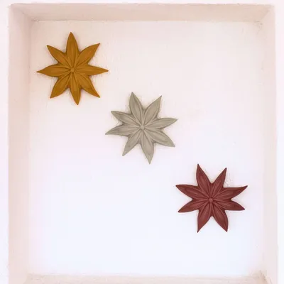 Outdoor decorative accessories - JANIS (star anise) - MONOCHROMIC CERAMIC