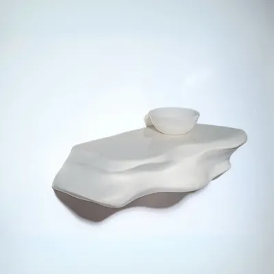 Objets de décoration - STRAT (étagère murale) - MONOCHROMIC CERAMIC