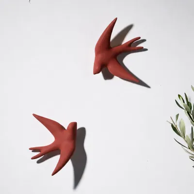 Accessoires de déco extérieure - VOLAGE (Hirondelle) - MONOCHROMIC CERAMIC