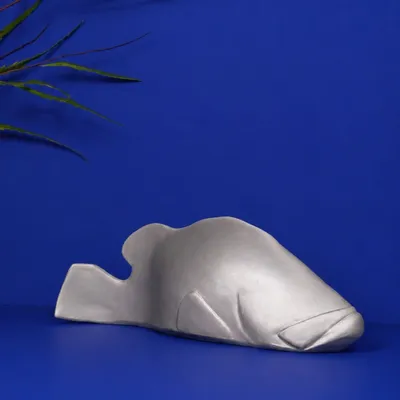 Accessoires de déco extérieure - MARIUS Poisson Mérou en céramique - MONOCHROMIC CERAMIC