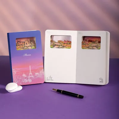 Stationery - 3D Notebook Paris - BUDDHIHERZ