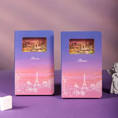 Stationery - 3D Notebook Paris - BUDDHIHERZ