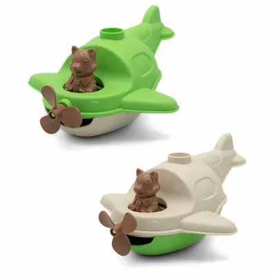 Toys - Moccha seaplane boat - Bath toy made in France and recycled - SIMPLE. (BY LE JOUET SIMPLE)