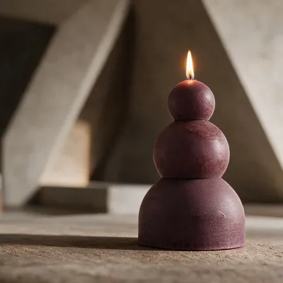 Candles - INCERA GEO COLLECTION - ZETA geometric candle - GRAZIANI