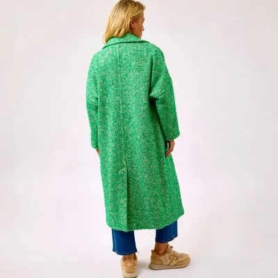Prêt-à-porter - Oh My My Emerald Donegal Wool & Mohair Coat - AVOCA